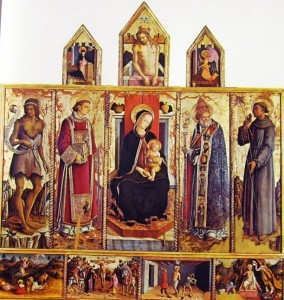 Polittico di Massa Fermana, cm. 110 x 190, Chiesa di San Silvestro, Massa Fermana